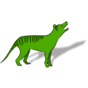 download Thylacine clipart image with 45 hue color