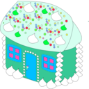 download Sweet House clipart image with 135 hue color