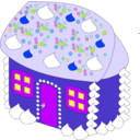 download Sweet House clipart image with 225 hue color