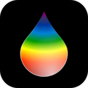 download Rainbow Drop clipart image with 0 hue color