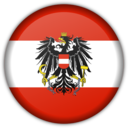 download Austrian Flag Button clipart image with 0 hue color