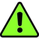 download Warning Icon clipart image with 45 hue color