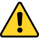 download Warning Icon clipart image with 0 hue color