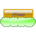 download Cloud Button 3 clipart image with 225 hue color