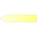 download Arrow Left Yellow clipart image with 0 hue color