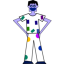 download Man clipart image with 225 hue color