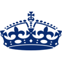 download Jubilee Crown Blue clipart image with 0 hue color