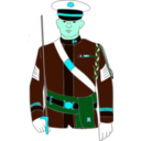 download Soldier clipart image with 135 hue color