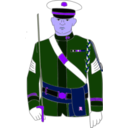 download Soldier clipart image with 225 hue color