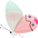 download Transp Butterfly clipart image with 315 hue color