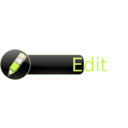 download Edit Button clipart image with 45 hue color