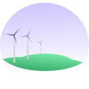 download Wind Mills clipart image with 45 hue color