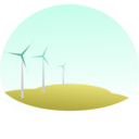download Wind Mills clipart image with 315 hue color