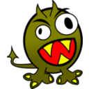 Small Funny Angry Monster