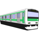download Yamanote Train clipart image with 45 hue color