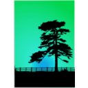 download Cedar Sunset clipart image with 135 hue color