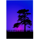 download Cedar Sunset clipart image with 225 hue color