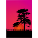download Cedar Sunset clipart image with 315 hue color