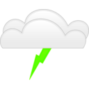 download Overcloud Thunder clipart image with 45 hue color