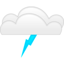 download Overcloud Thunder clipart image with 135 hue color