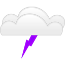 download Overcloud Thunder clipart image with 225 hue color
