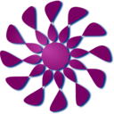 download Mystic Flower clipart image with 0 hue color