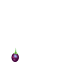 download Brinjal clipart image with 0 hue color