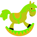 download Toy Horse clipart image with 45 hue color