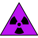 download Nuclear Warning Sign clipart image with 225 hue color