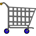 download Basic Shopping Cart clipart image with 45 hue color
