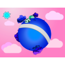 download Little World clipart image with 135 hue color