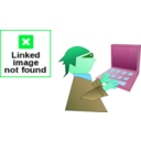 download Computer Geek clipart image with 135 hue color