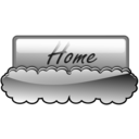 download Cloud Button 4 clipart image with 0 hue color