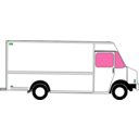 download Box Truck clipart image with 135 hue color