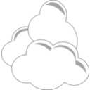 download Simple Clouds clipart image with 315 hue color