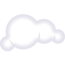 download Set Of Soft Clouds clipart image with 45 hue color