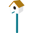 download Birdhouse clipart image with 45 hue color