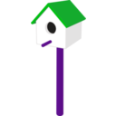 download Birdhouse clipart image with 135 hue color