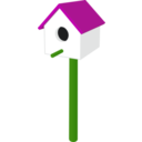 download Birdhouse clipart image with 315 hue color