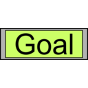 Digital Display With Goal Text