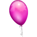download Balloon Red Aj clipart image with 315 hue color