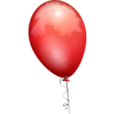 download Balloon Red Aj clipart image with 0 hue color