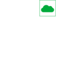 download Eco Green Cloud Icon clipart image with 45 hue color