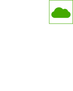 Eco Green Cloud Icon