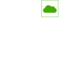 download Eco Green Cloud Icon clipart image with 0 hue color