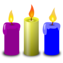 download Candles clipart image with 0 hue color