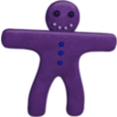 download Gingerbread Man clipart image with 225 hue color