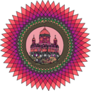 download Mandala Building In Color clipart image with 315 hue color