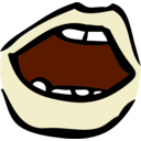 download Open Mouth clipart image with 45 hue color