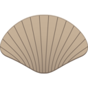 download Shell clipart image with 0 hue color